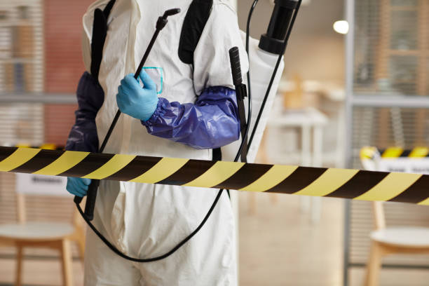 Professional Biohazard Cleanup technician working in Entiat, WA